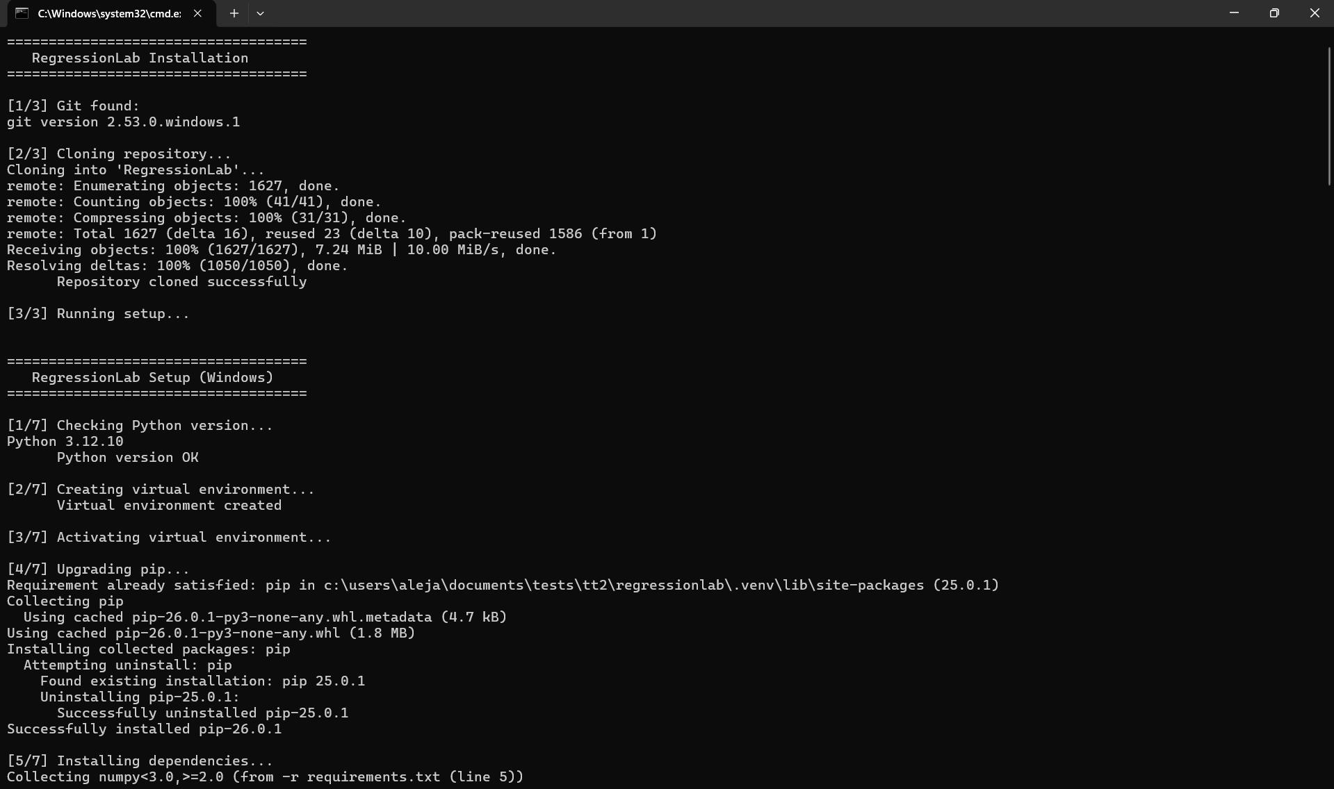 Installation Process